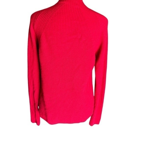 Price Drop!!🖤!! ERDOS PURE CASHMERE SWEATER PULLOVER SUPER SOFT DEEP RED size M - Picture 2 of 7